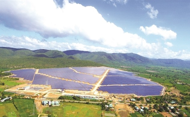 Nhà máy điện mặt trời Krông Pa (tỉnh Gia Lai). 