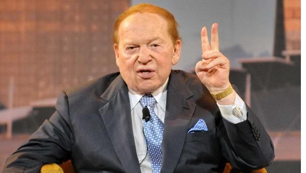 Vua sòng bài Sheldon Adelson. 