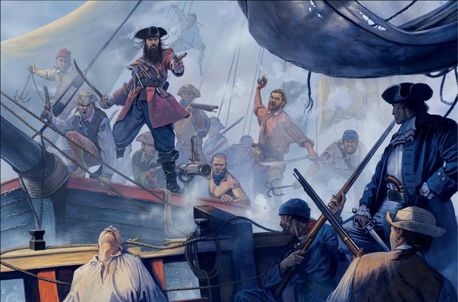 Cướp biển khét tiếng vùng Atlantic - (Kỳ cuối): Ngày tàn của tướng cướp biển Râu Đen