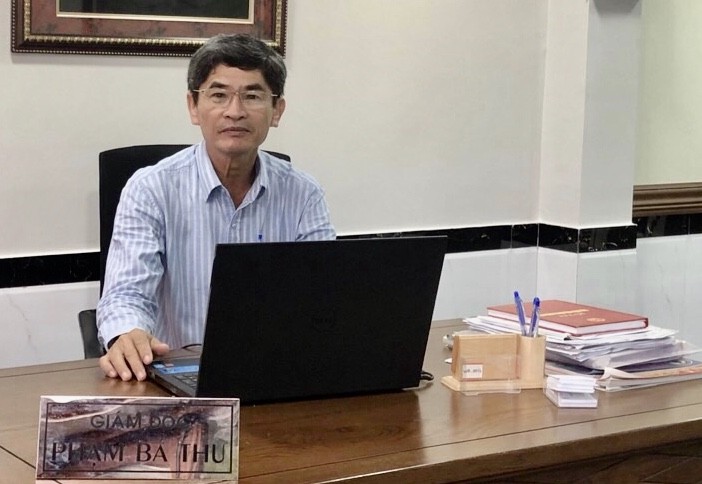 Ông Phạm Bá Thu - Giám đốc Công ty TNHH Kỹ nghệ gỗ Thanh Thanh.