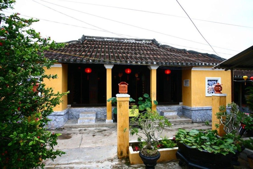 Toàn cảnh nhà thờ tộc Nguyễn Tường phái nhất. 