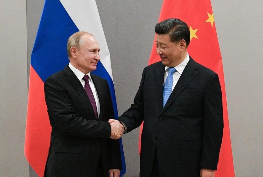 Tổng thống Nga Putin và Chủ tịch Trung Quốc Tập Cận Bình (ảnh minh họa). 
