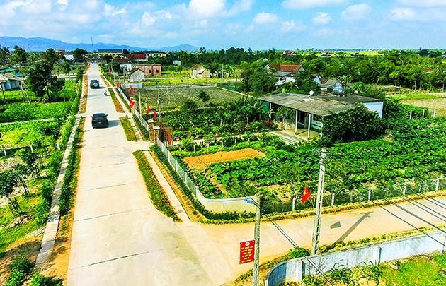 Miền quê Nông thôn mới trù phú, giàu đẹp của tỉnh Hà Tĩnh. 