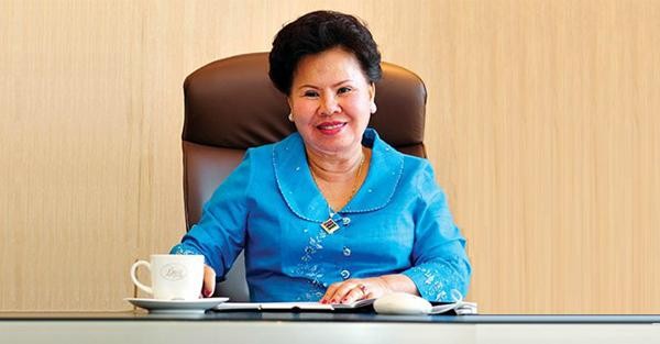 Bà lê Thị Lượng - Chủ tịch Tập đoàn Dao Heuang (Lào). 