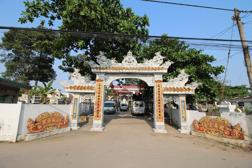 Ngôi chùa gắn liền nhân vật Thủ Huồng ở cù lao Phố, TP Biên Hòa, tỉnh Đồng Nai.