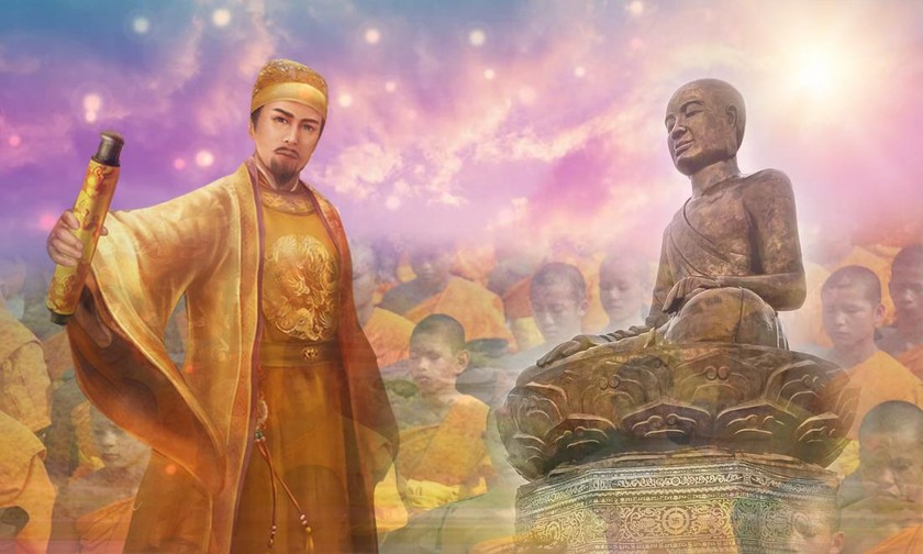  Phật Hoàng Trần Nhân Tông xây dựng nên Thiền phái Trúc Lâm mang đậm bản sắc dân tộc, mang đậm tinh thần nhập thế.