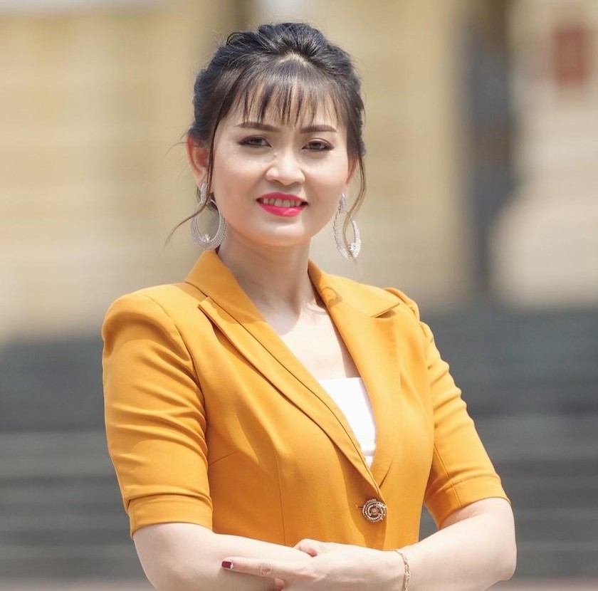 Nữ doanh nhân Nguyễn Thị Huyền. 