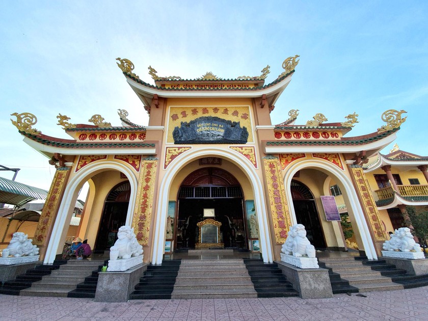 Đền thờ ông bà Đỗ Công Tường tại đường Lê Lợi, TP Cao Lãnh, tỉnh Đồng Tháp. 