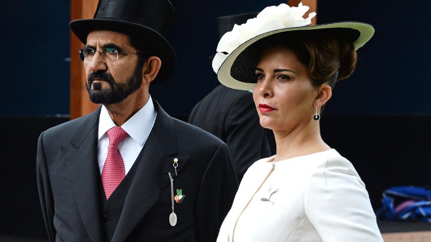 Tiểu vương Dubai Sheikh Mohammed bin Rashid Al Maktoum và Công chúa Jordan Haya Bint Al Hussein ngày hai vợ chồng còn mặn nồng.