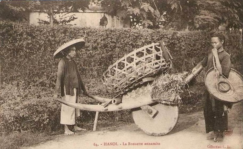Xe cút kít đã có ở Việt Nam hàng ngàn năm trước. 