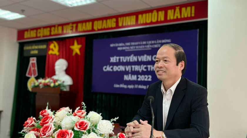 Ông Nguyễn Viết Vân, Giám đốc Sở VH-TT&DL Lâm Đồng.