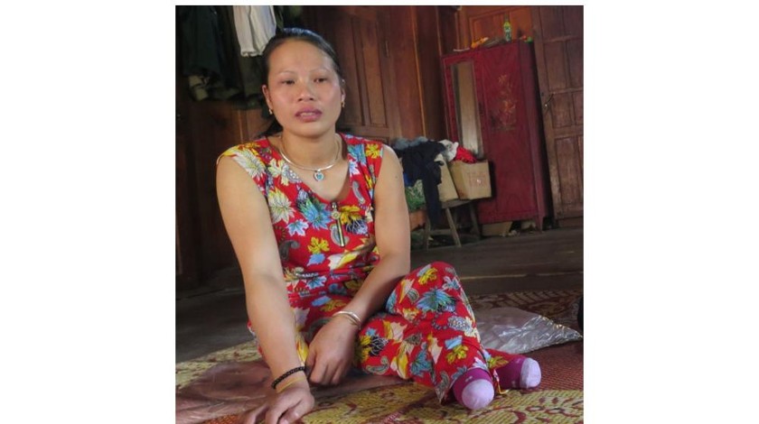 Từ một nạn nhân, chị Lữ Thị Tím trở thành diễn giả vì cộng đồng phòng chống nạn mua bán người. 