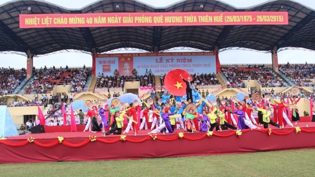 Hình ảnh tại Lễ Kỷ niệm 40 năm giải phóng Thừa Thiên Huế