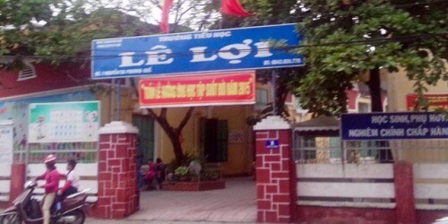 Trường Tiểu học Lê Lợi nơi xảy ra vụ trộm