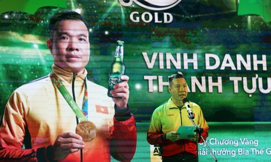 Xạ thủ Hoàng Xuân Vinh làm Đại sứ thương hiệu Huda Gold