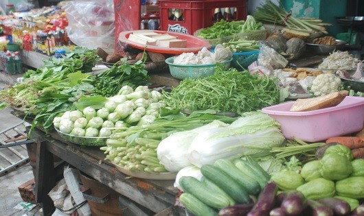 Mặt hàng rau củ đắt đỏ tại các chợ ở Huế