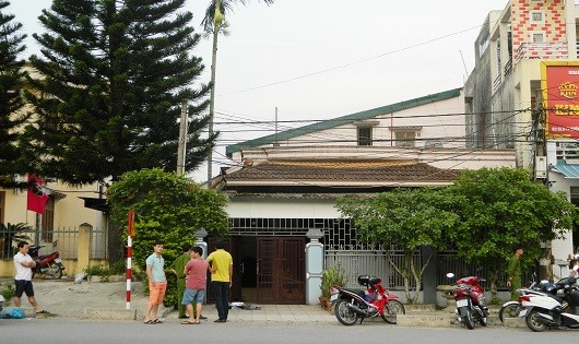 Nhà riêng của ông Lê Đắc Quỳ, nơi xảy ra vụ mất trộm