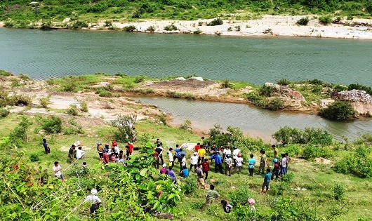 Khúc sông nơi thi thể người phụ nữ được phát hiện