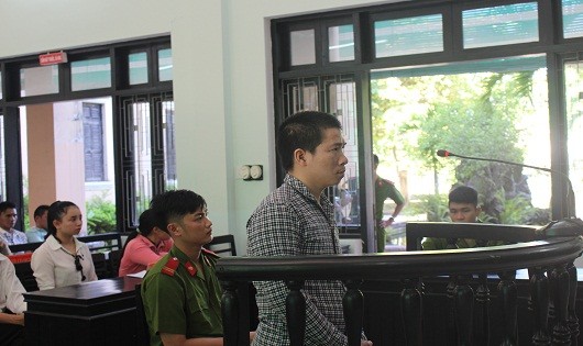 Bị cáo Võ Văn Thịnh tại phiên tòa sơ thẩm