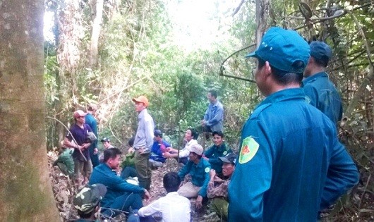 Cơ quan chức năng xã Bình Điền và gia đình vẫn đang nỗ lực tìm kiếm tung tích ông Nguyễn Đinh Thọ. 