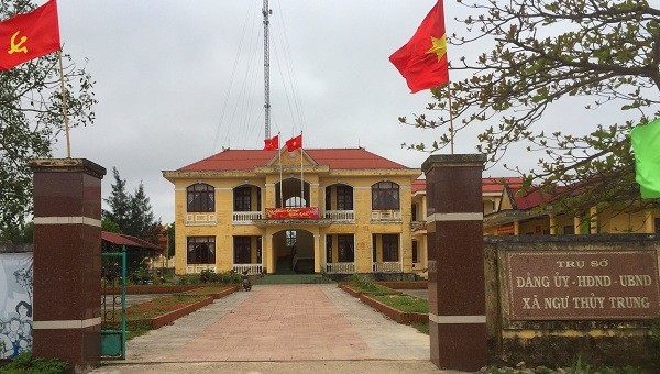 Trụ sở xã Ngư Thuỷ Trung (huyện Lệ Thuỷ, tỉnh Quảng Bình)