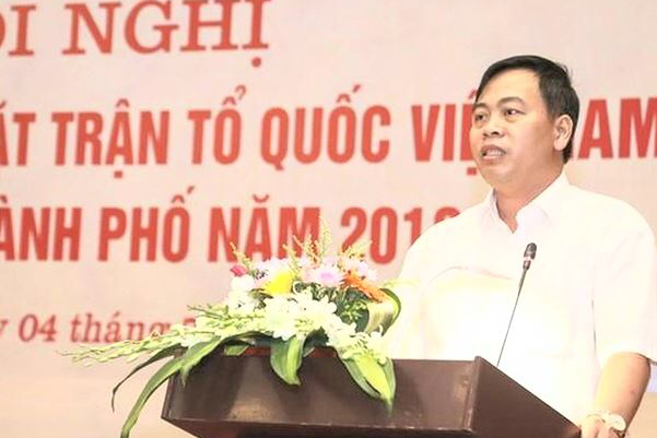 Ông Nguyễn Đăng Quang phát biểu tại một Hội nghị.