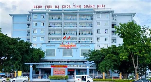 Bệnh viện Đa khoa tỉnh Quảng Ngãi. (Ảnh: T.N)
