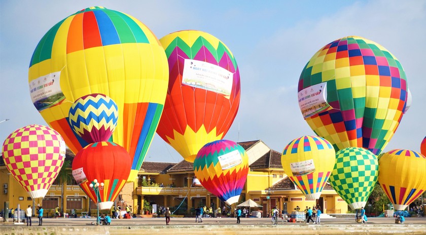 Lễ hội khinh khí cầu ở Quảng Nam vừa qua.