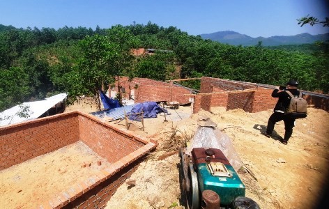 Nhà xây dựng trái phép “đón đầu” dự án hồ chứa nước Hố Khế