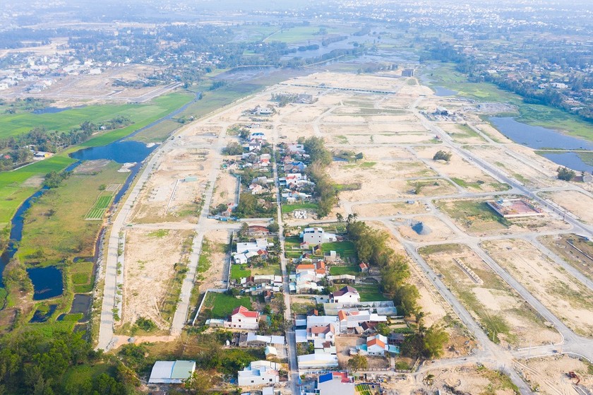 Khu vực đô thị mới Điện Nam - Điện Ngọc (thị xã Điện Bàn) nơi tập trung nhiều dự án bất động sản tại tỉnh Quảng Nam. 