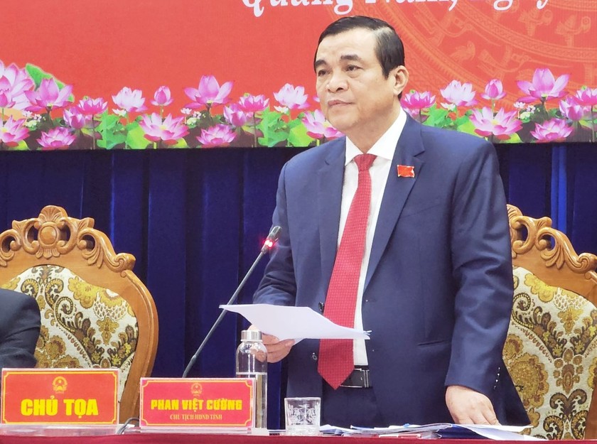 Ông Phan Việt Cường, Bí thư Tỉnh ủy Quảng Nam sẽ nghỉ hưu từ ngày 1/1/2024. 