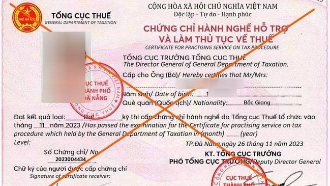 Cục Thuế Đà Nẵng cảnh báo về tình trạng mạo danh cơ quan thuế với mục đích lừa đảo.