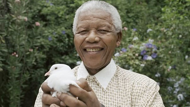 Cựu tổng thống Nam Phi Nelson Mandela. Ảnh từ internet.