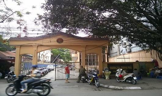 Trụ sở cũ của Thanh tra Chính phủ ở địa chỉ số 220 Đội Cấn, Liễu Giai, quận Ba Đình, TP. Hà Nội 