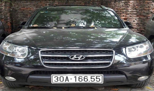 Chiếc xe ô tô của khách hàng Nguyễn Quốc Anh.