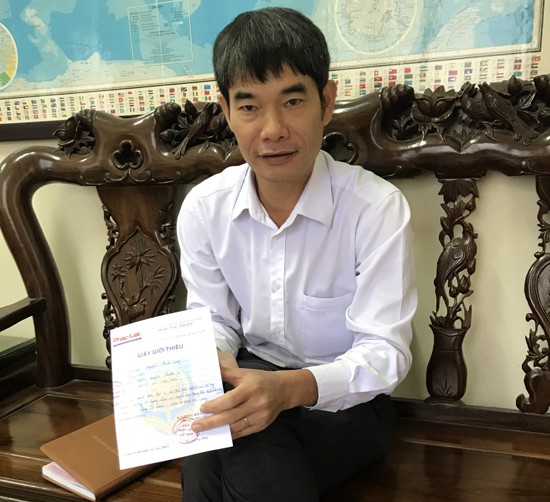 Ông Nguyễn Hữu Vỵ, Chủ tịch UBND xã Tân Triều