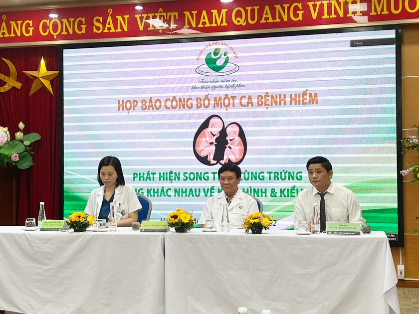Ghi nhận ca song thai cùng trứng khác giới tính đầu tiên ở Việt Nam