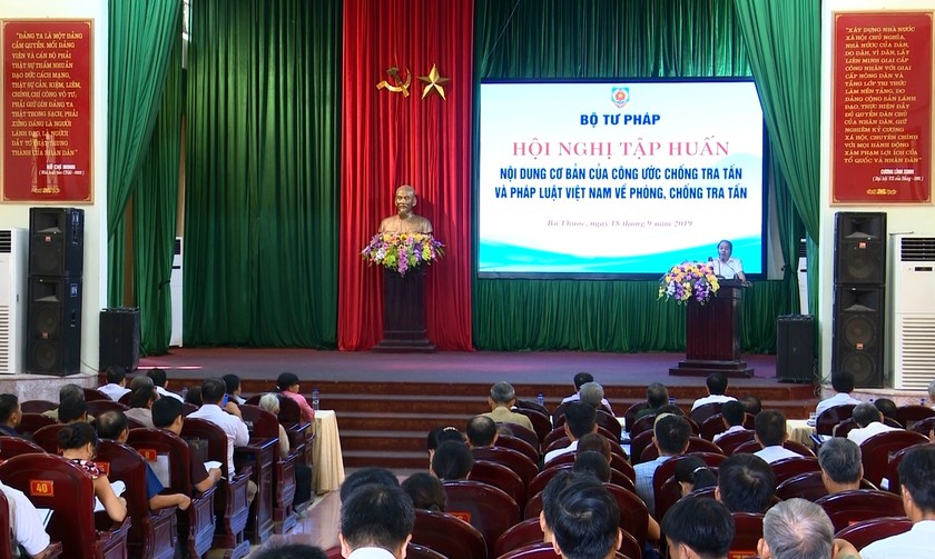 Hội nghị tập huấn nội dung cơ bản của Công ước Chống tra tấn và pháp luật Việt Nam về phòng, chống tra tấn.