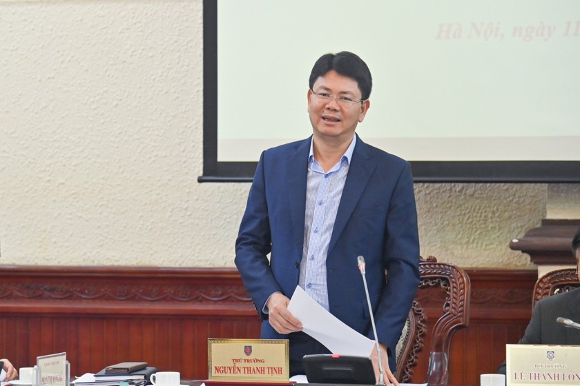 Thứ trưởng Nguyễn Thanh Tịnh phát biểu tại Hội nghị.