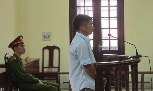 Nguyễn Quang Vũ tại phiên tòa sơ thẩm trước đó
