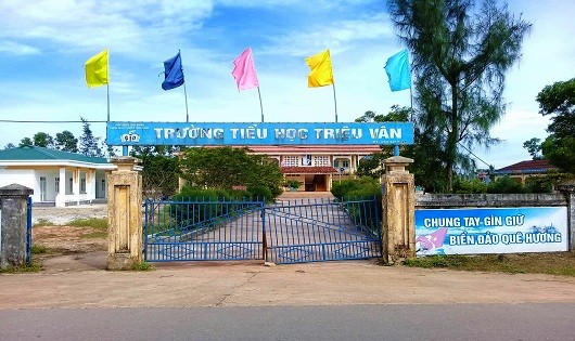 Trường Tiểu học Triệu Vân, nơi ông Hùng làm hiệu trưởng