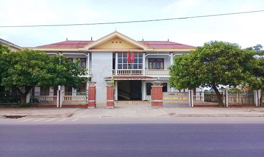 Trụ sở Phòng Tài chính - Kế hoạch huyện Triệu Phong nơi xảy ra sự việc