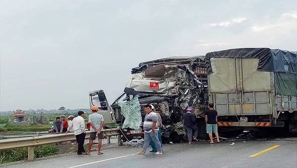 Hiện trường vụ tai nạn (ảnh: CTV)