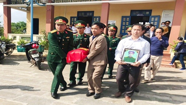 Hài cốt liệt sỹ Đỗ Văn Triệu sẽ được đưa về an táng tại quê nhà ở tỉnh Hưng Yên