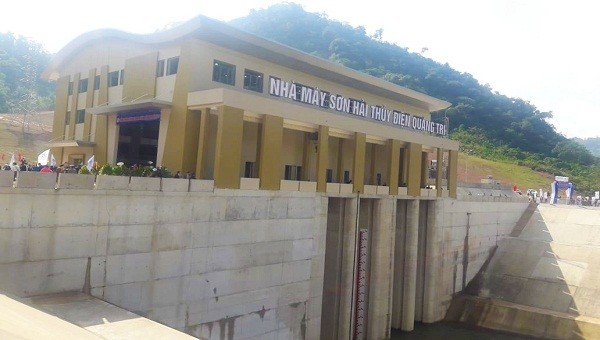 Một nhà máy thủy điện trên sông Đakrông (tỉnh Quảng Trị) vừa đi vào vận hành vào cuối năm 2019 