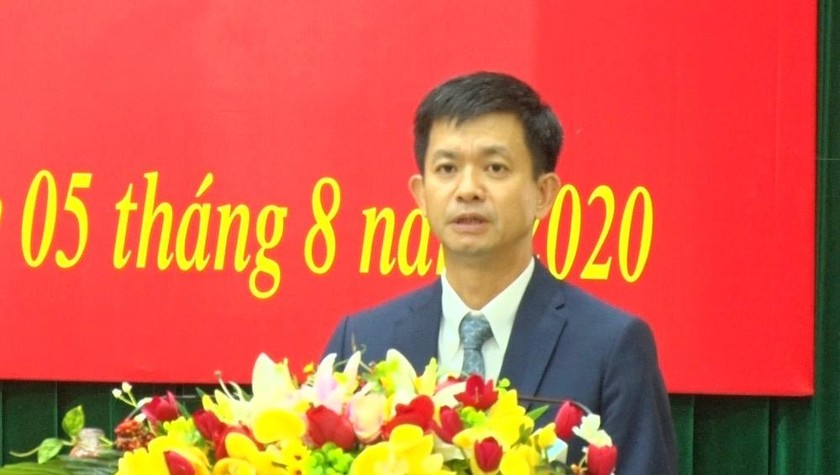 Tân Bí thư tỉnh ủy Quảng Trị phát biểu nhận nhiệm vụ