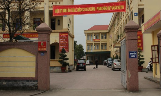 Trụ sở Phòng Cảnh sát cơ động - Công an tỉnh Hà Tĩnh, nơi đại úy T. công tác