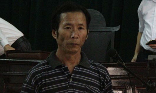 Bị cáo Nguyễn Văn An tại phiên tòa xét xử