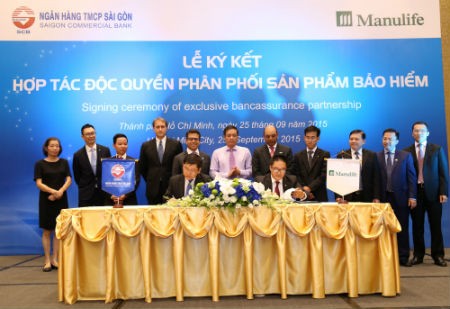 Manulife Việt Nam và Ngân hàng TMCP Sài Gòn ký kết hợp tác