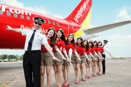 Cơ hội trở thành tiếp viên hàng không Vietjet 